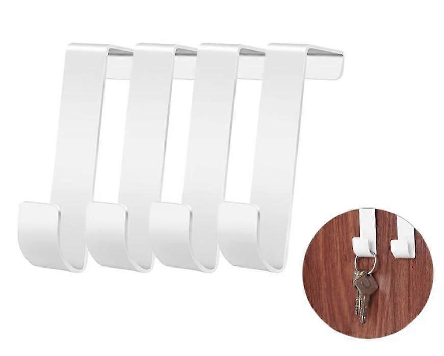 4PCS Over The Door Single Hanger Hook