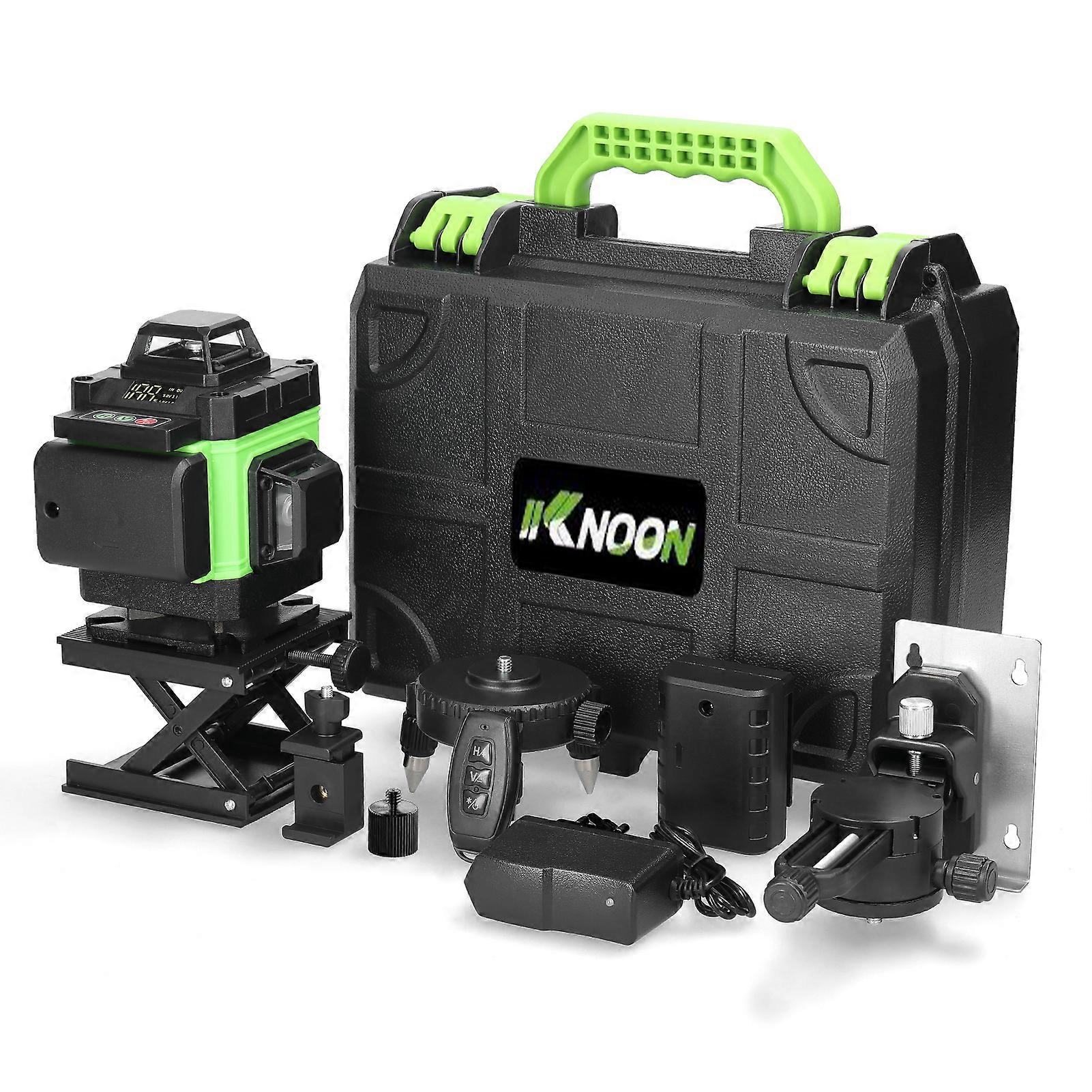 16 linhas 4D Laser Nível Linha Verde Autonivelamento 360 Horizontal e Vertical Nível Laser Feixe Verde Máquina de Nível Laser