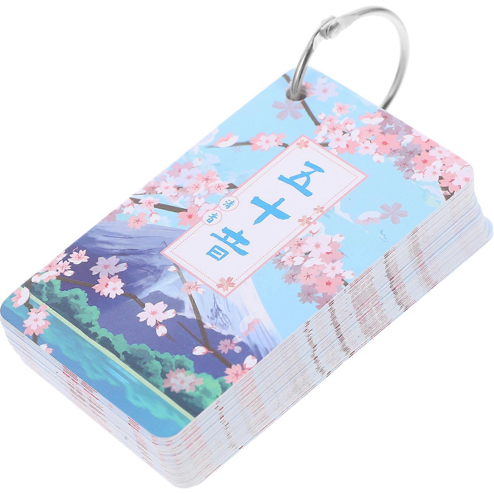 1 Set Hiragana and Katakana Cards Syllabary Alphabet Japanese Flash Cards