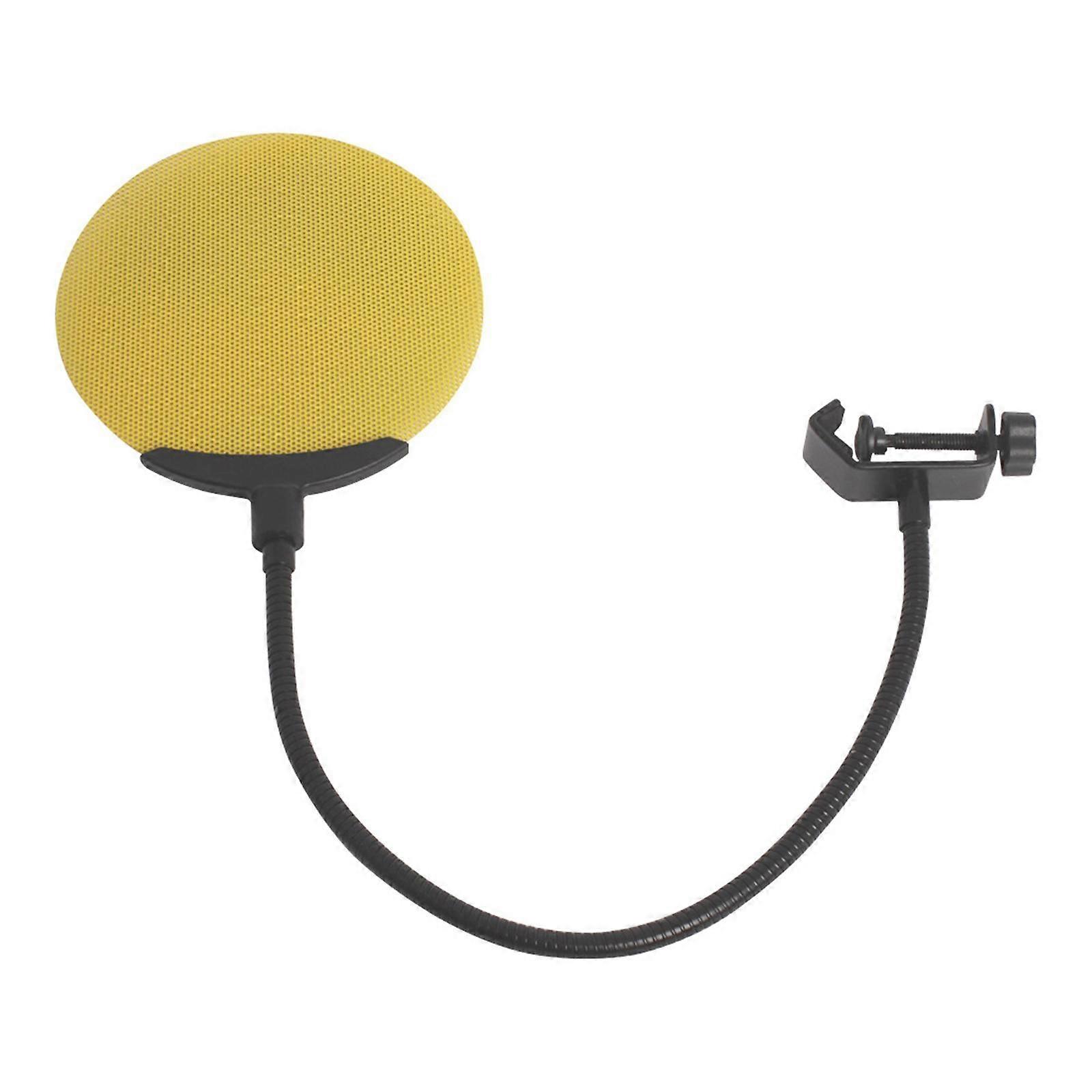 Microphone Wind Screen with Metal Stabilizing Arm for Game Broadcasting Sing