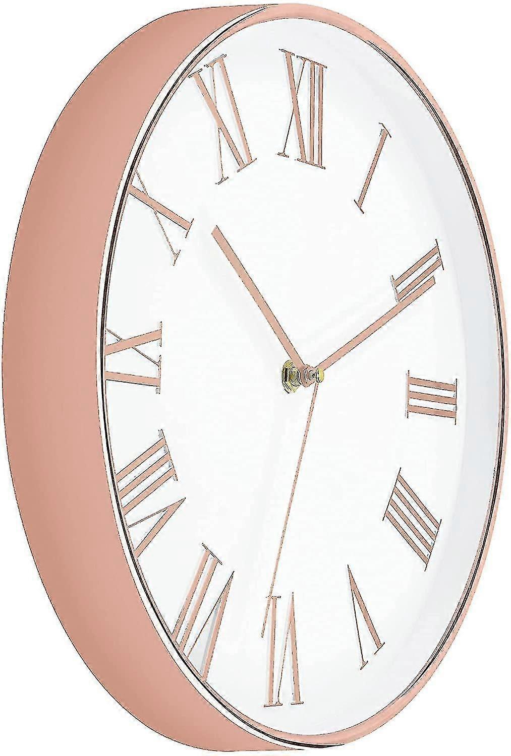 Wall Clock 12-inch Silent Non-ticking Wall Clock