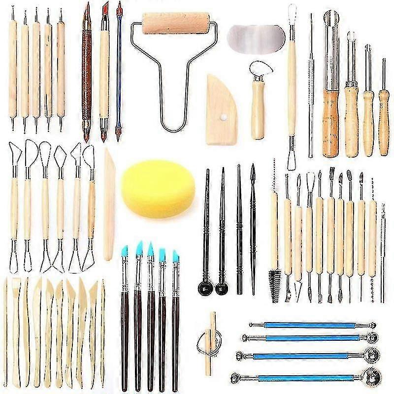 61pcs Keramische Tools Clay Sculpting Set, clay Tools Clay Sculpting Tools