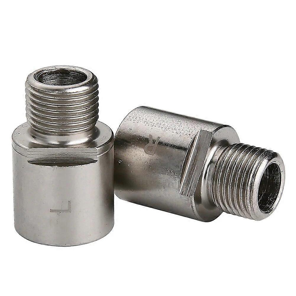 1pair 20mm Steel Waterproof Accessories Cycling Rustproof Bike Pedal Extender Easy Install Road Street Threaded Left Right