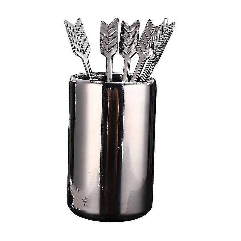 5 Pieces Snack Fork 304 Stainless Steel Material Fruit Fork Dessert Forks Chumian