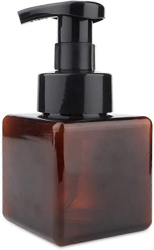 250ml Empty Pump Bottle, Transparent Pink Plastic Foaming Pump Dispenser Blue