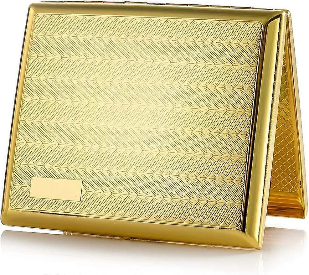 Gold cigarette case, metal cigarette box, cigarette case Cigarette case for 20