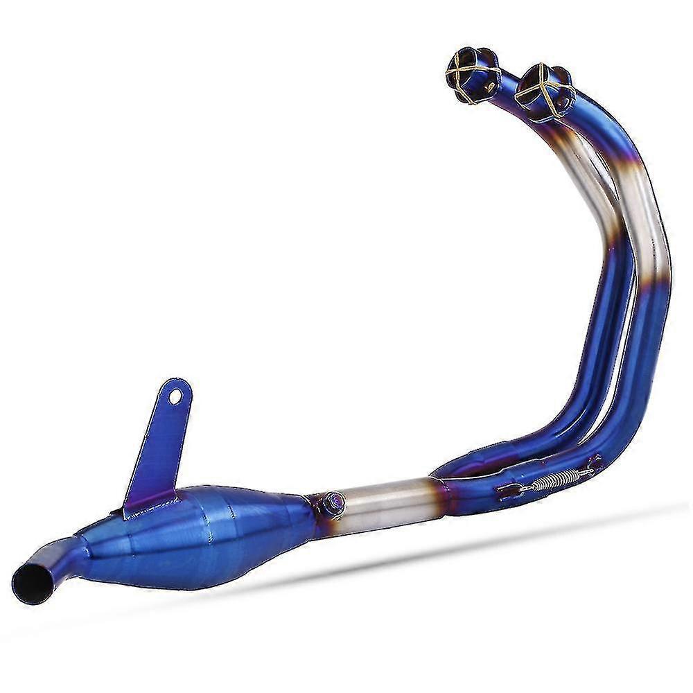 Για Yamaha Yzf R3 R25 MT03 2015-2022 χρόνια μοτοσικλετών εξάτμιση διαφυγής μοτοσικλετών τροποποιημένο πλήρη συστήματα μπροστινό μεσαίο σωλήνα σύνδεσης