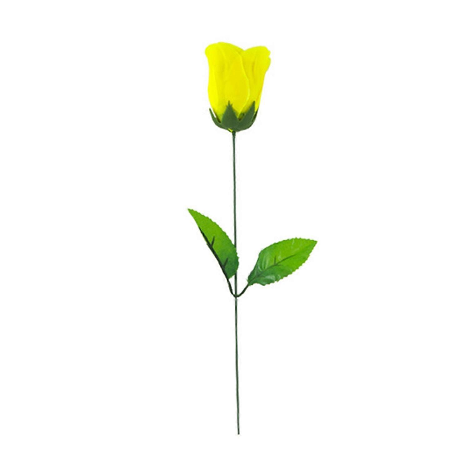 Rose Color Changing Trick Toy Red to Yellow Flower Stage Illusions Gimmick Props Weeding Party