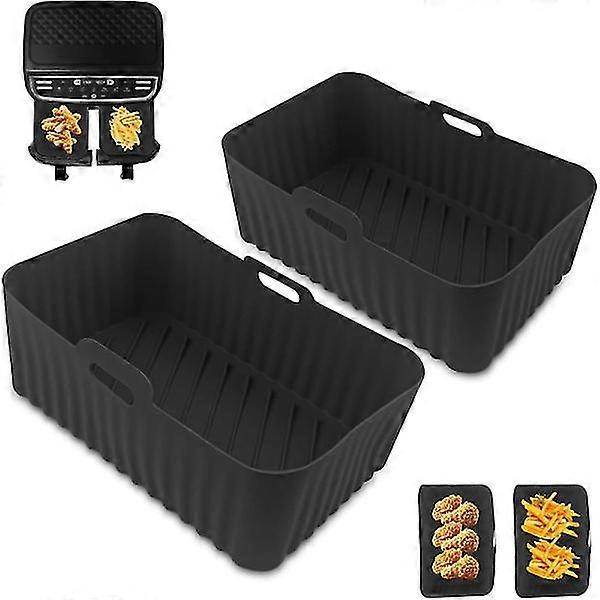 pcs shape Reusable accessories for deep fryer, rectangular silicone deep fryer basket