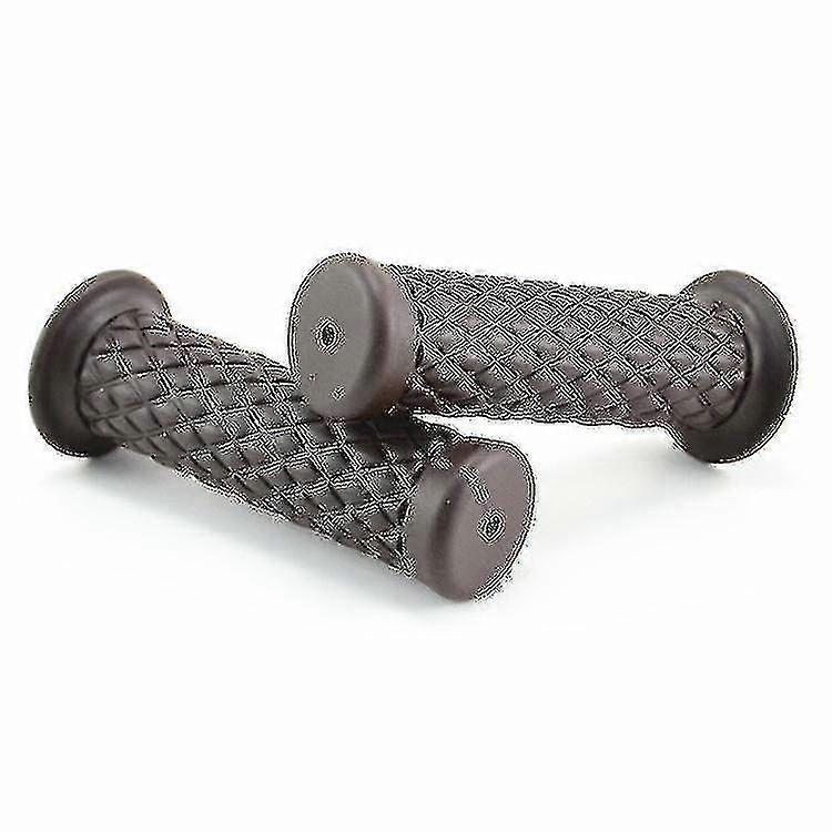Universal Non-slip Rubber Handlebars For Motorcycle Rubber Handlebars(1pair, Brown)
