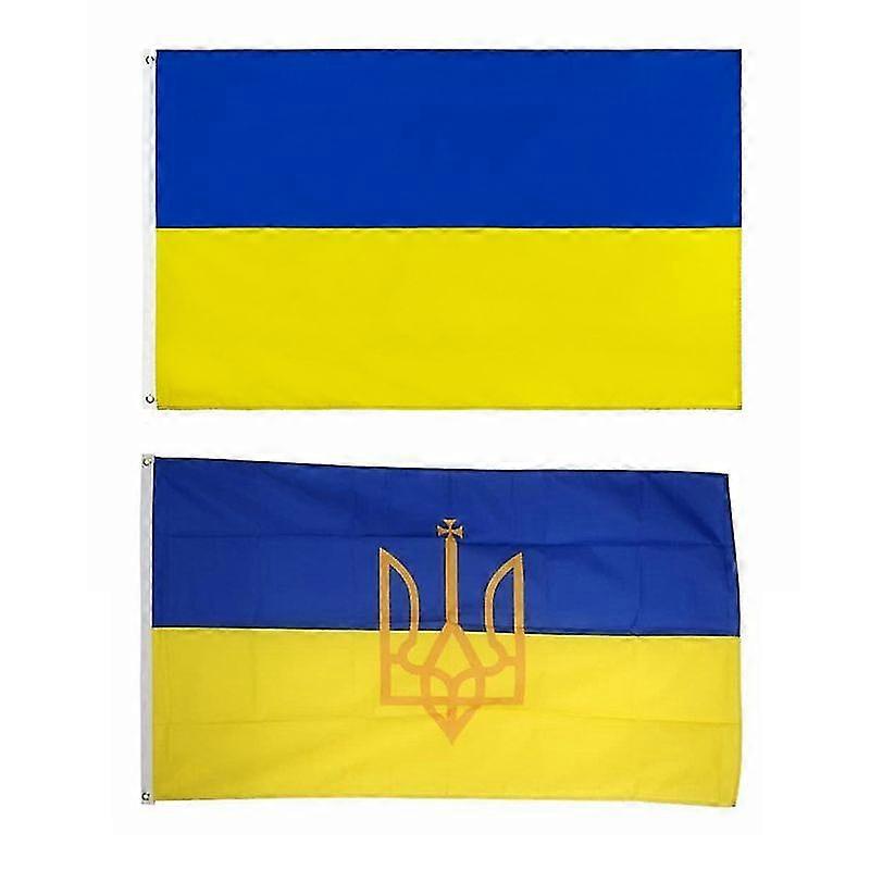 Ukrainian Flag 3*5ft Ua Flag Polyester 90*150cm