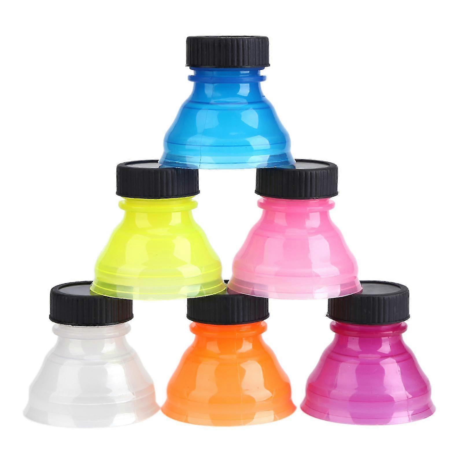 Reusable Snap On Pop Can Bottle Caps - 6 Pack