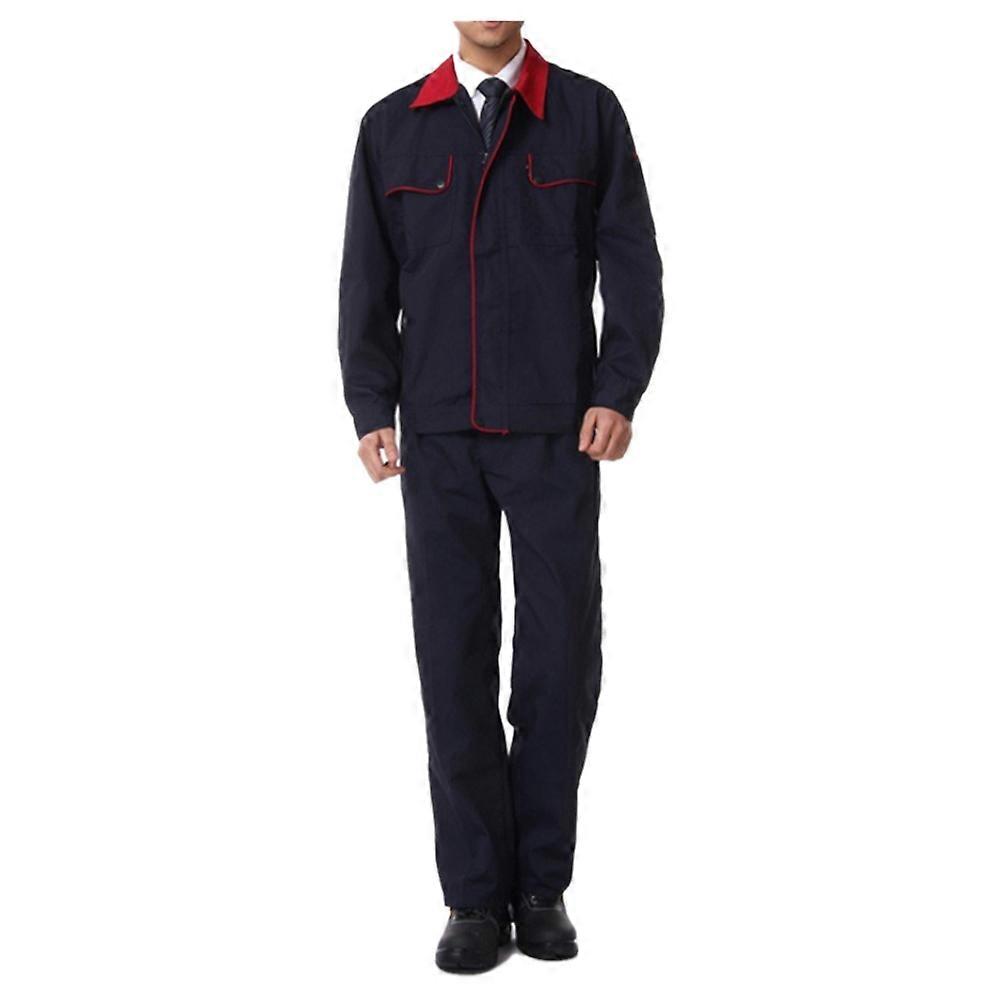 010 Red Collar Working Protective Gear Uniform Suit Welder Jacket