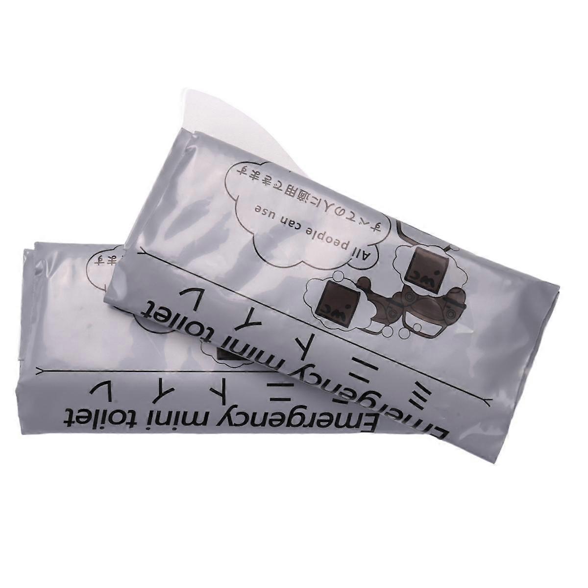 12 قطعة يمكن التخلص منها المحمولة في حالات الطوارئ 700 مل أكياس البول ، المراحيض حقيبة القيء مبولة للتخييم والسفر ، ج