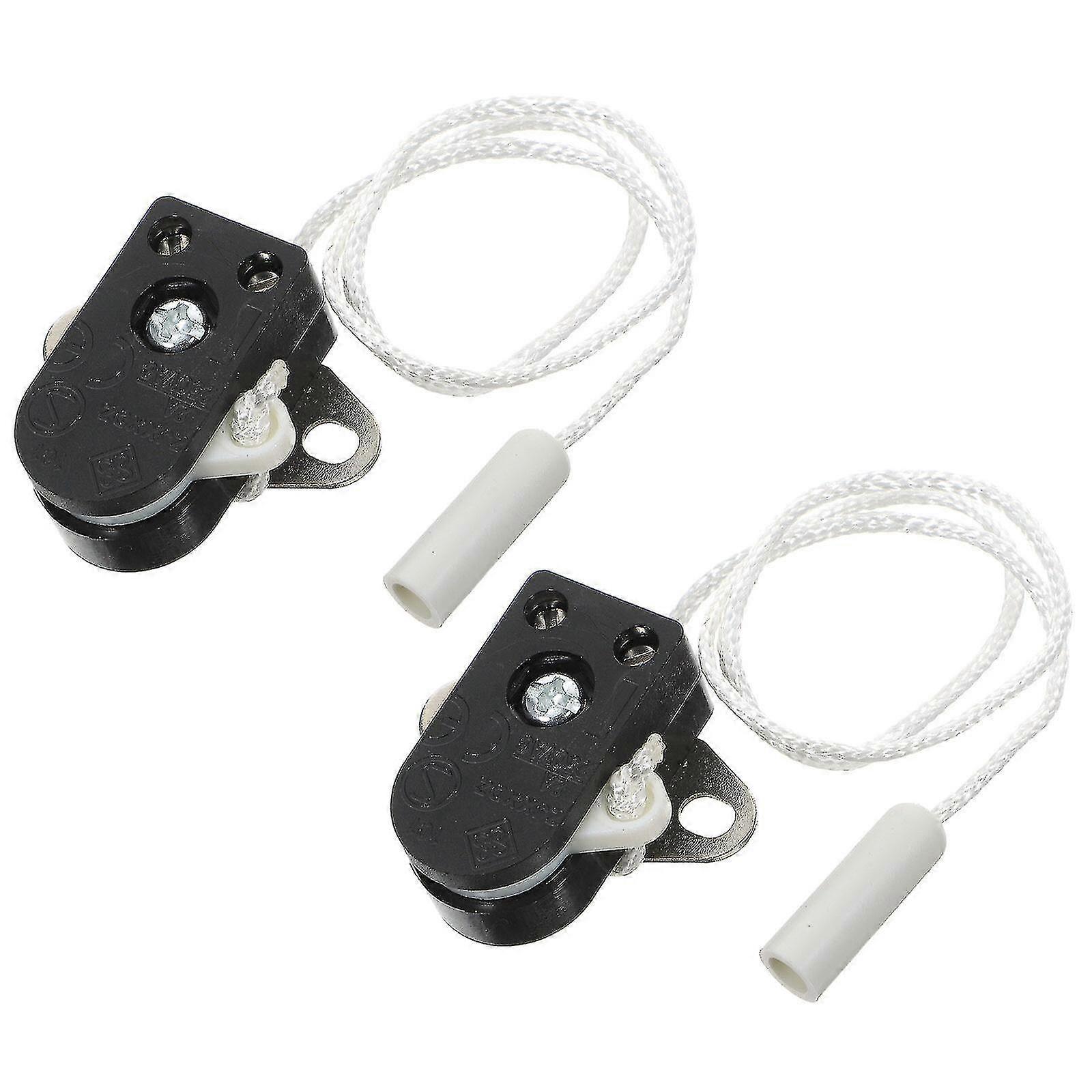 2pcs luz de parede substituição lâmpada puxar interruptor puxar corda acessórios de iluminação