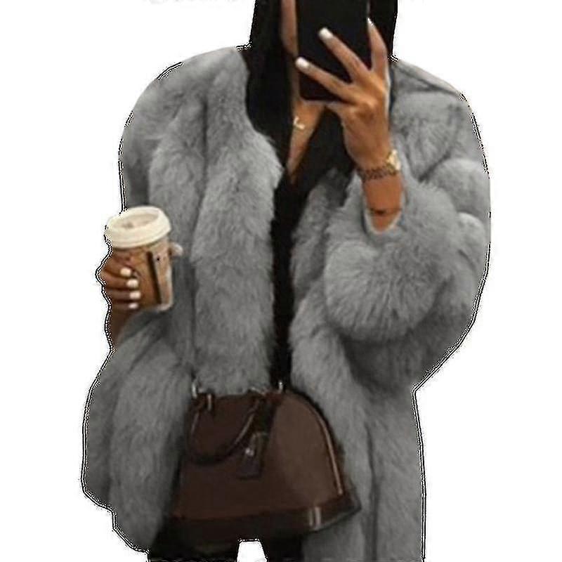 المرأة تيدي الدب فو معطف الفرو سترة ملابس خارجية كبيرة الحجم