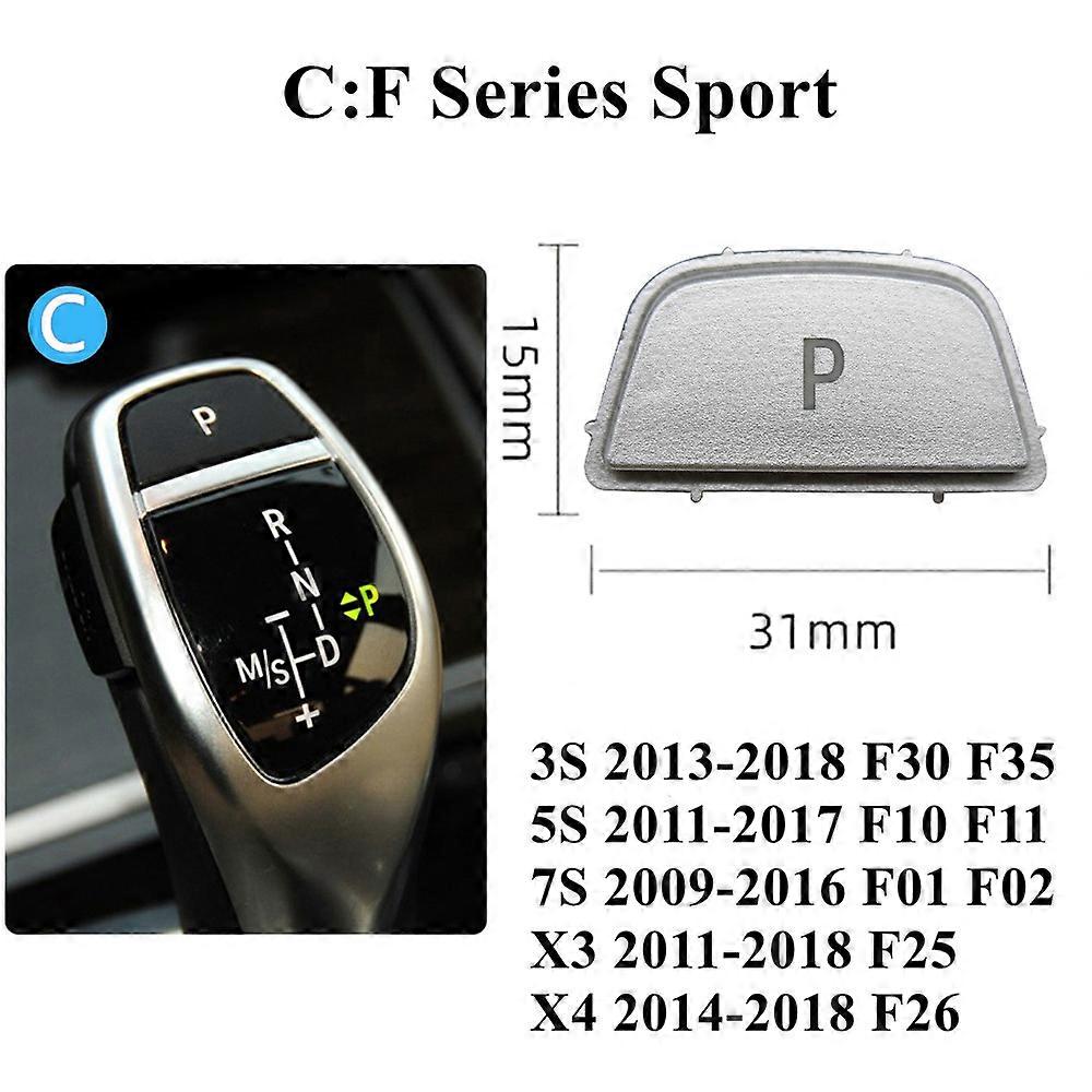 Car Gear Lever Auto Parking Switch Cap Letter P Button For BMW 3 5 7 X3 X4 X5 X6 Series E90 F30 F10 F01 F25 F15