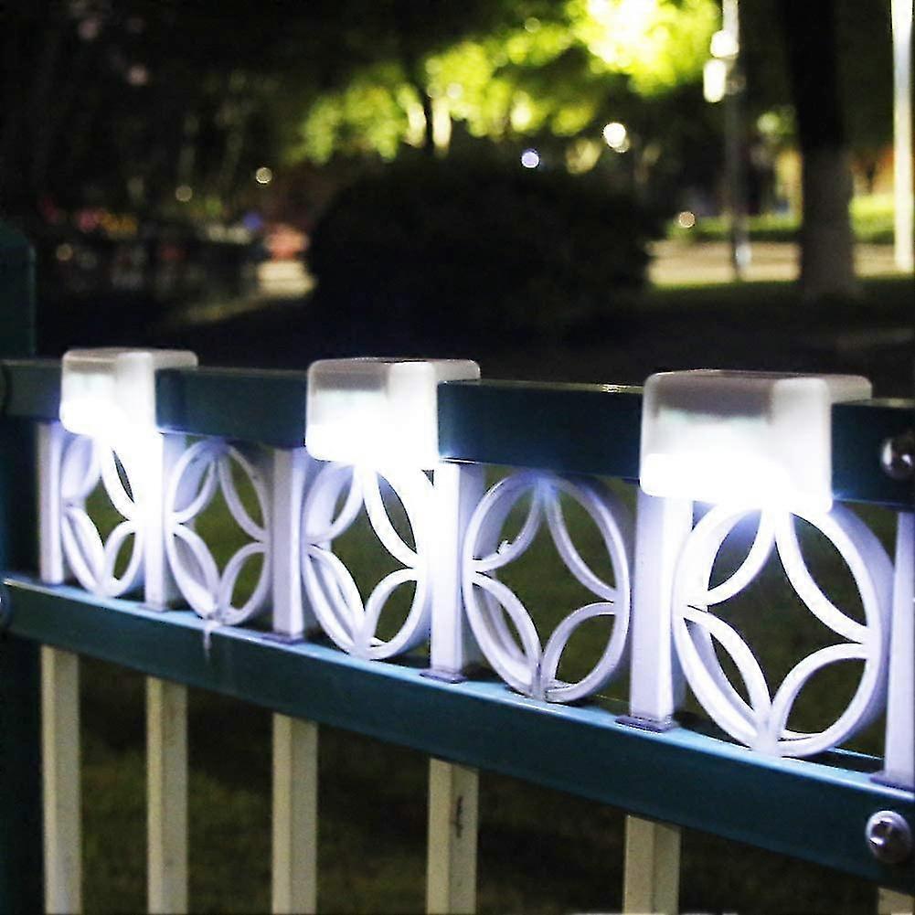 Led Solar Decking Lights Garden Outdoor Waterproof Step Lights,4 Pack