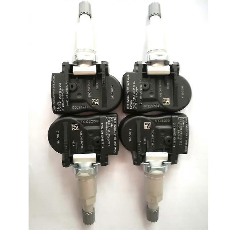 4pcs For VOLVO C70 S40 C30 V50 S40 S60 XC60 XC70 XC90 Vehicle Sensors Tire Pressure Monitoring System 31302096 433MHZ