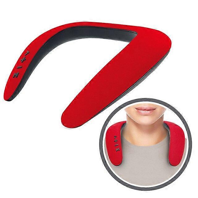 Neck Hang Speaker Wireless Bluetooth Loudspeaker Stereo FM Radio Support SD Card Slot with Microphone for Gaming Walking Audio Components