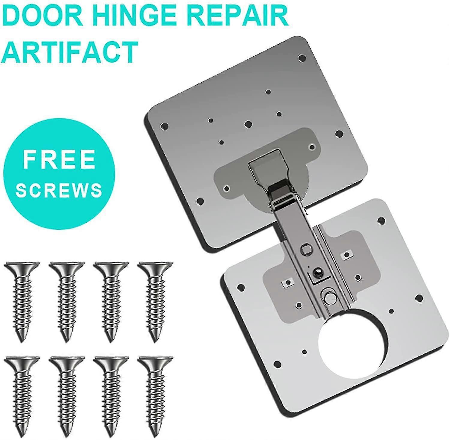 Hinge Repair Brackets, Hinge Repair Plate Kit,with Fixing Screws