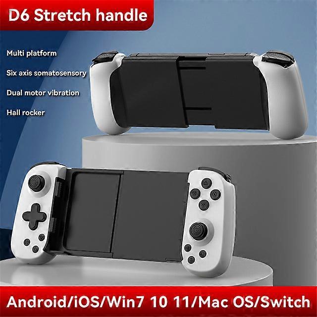 D6 manette de jeu sans fil étirement manette de jeu extensible Bluetooth poignée pour téléphone Android Gamepad Game Accessoires