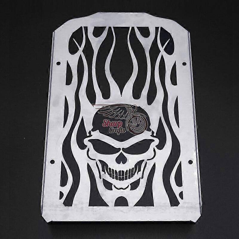 Protector Y Rejilla De Radiador Para KAWASAKI VULCAN 900 / VN900 (2006-2024) – Aluminio T5-5754, Color Plata, Fácil Instalación