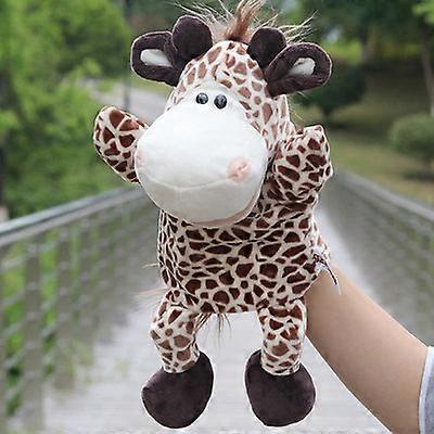 Cute animal hand puppet children interactive educational toy gloves 30cm