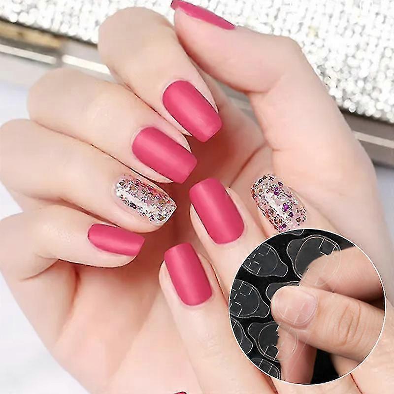 24pcs Jelly Nail Glue Patch Transparent Double Sided Adhesive Professional