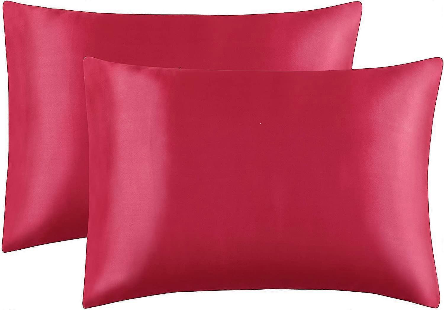 2 عبوة من أكياس الوسائد الساتان للشعر والبشرة ، أغطية وسائد من الساتان-MXBC