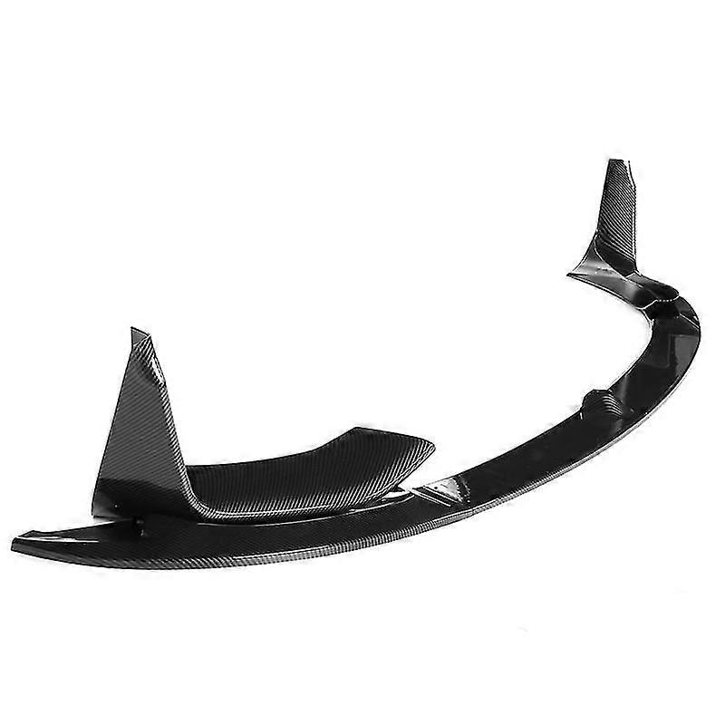 For 15-20 BMW M3 F80 M4 F82 F83 MP Style Car Front Bumper Lip Splitter+Side Splitter Coner Carbon Fiber Glossy Black