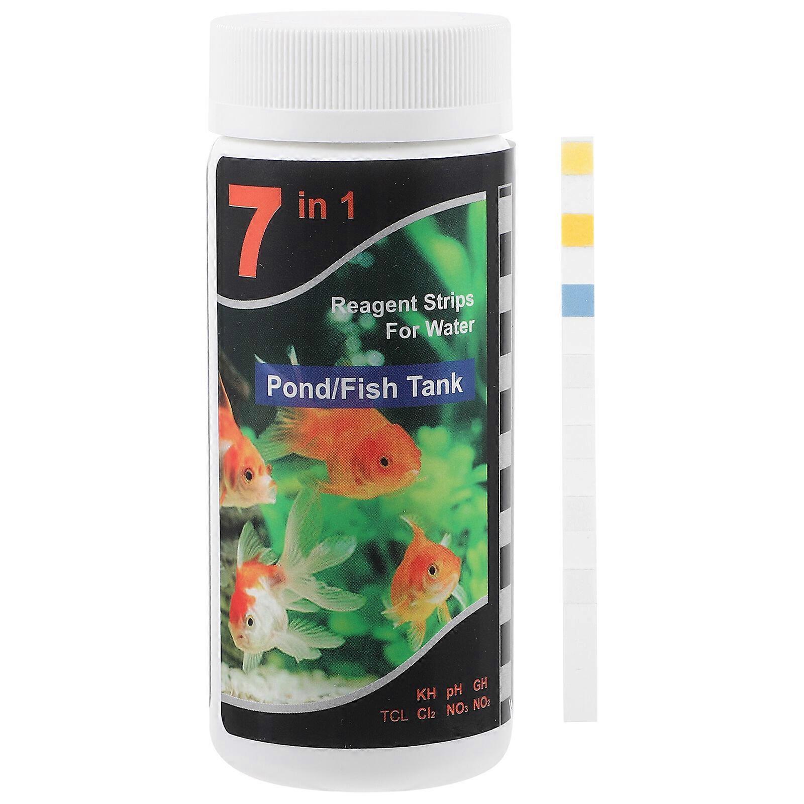 1 Bottle of Aquarium Water Tester Pool Fish Tank Testing Strip Professional Fish Tank Tester