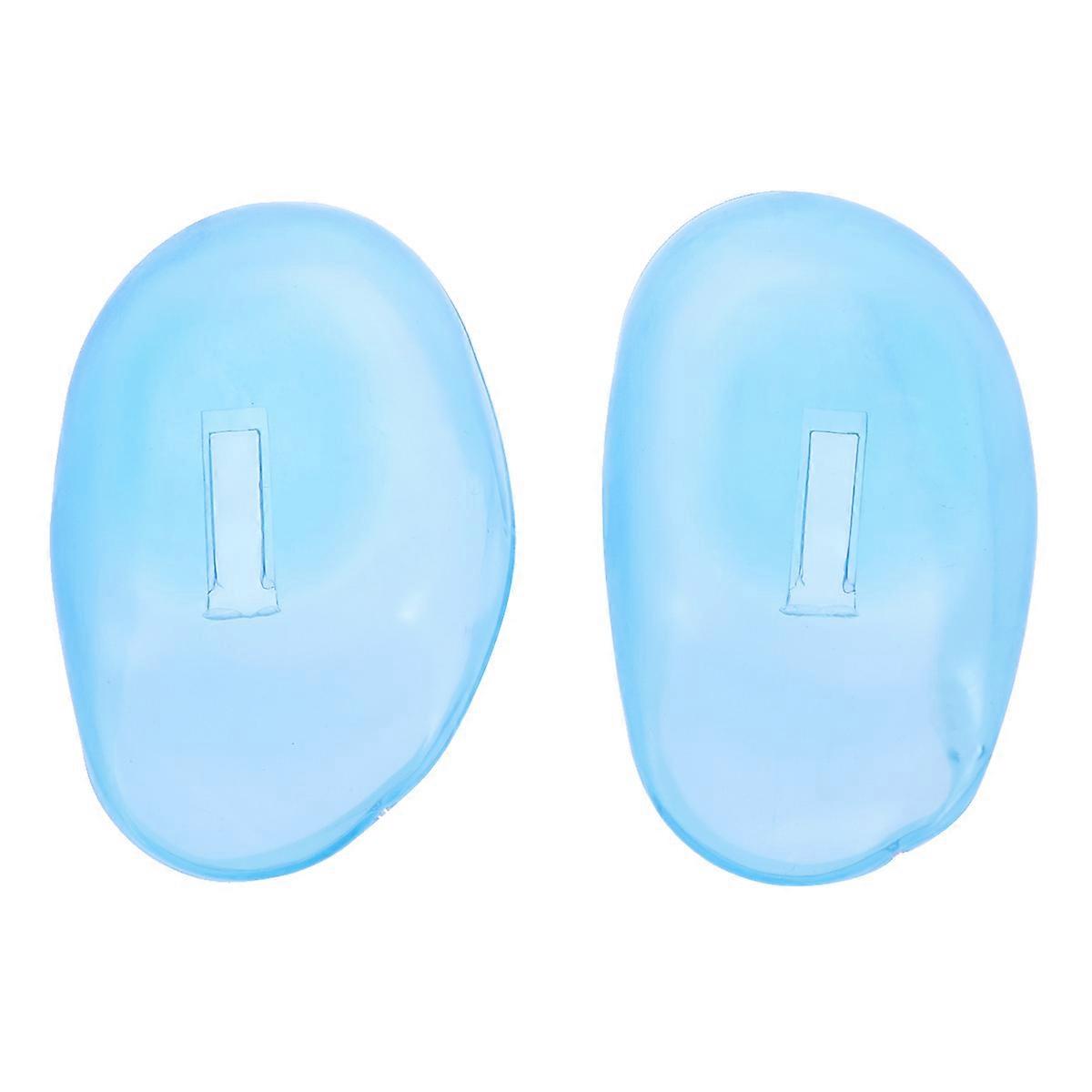 蓝色爽肤水防水耳罩透明耳罩耳罩沙龙耳保护器