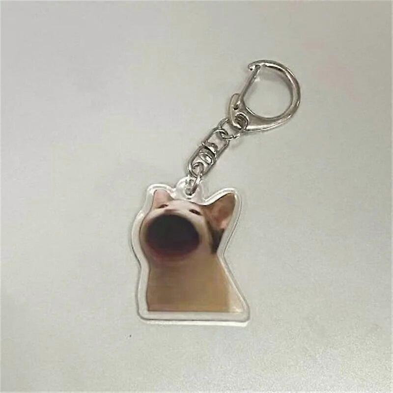 Spoof Cat Pendant Multifunction High-quality Materials Cute Popular Unique Design Food Cat Emoticon Fun Cat Gifts Welcome Gift