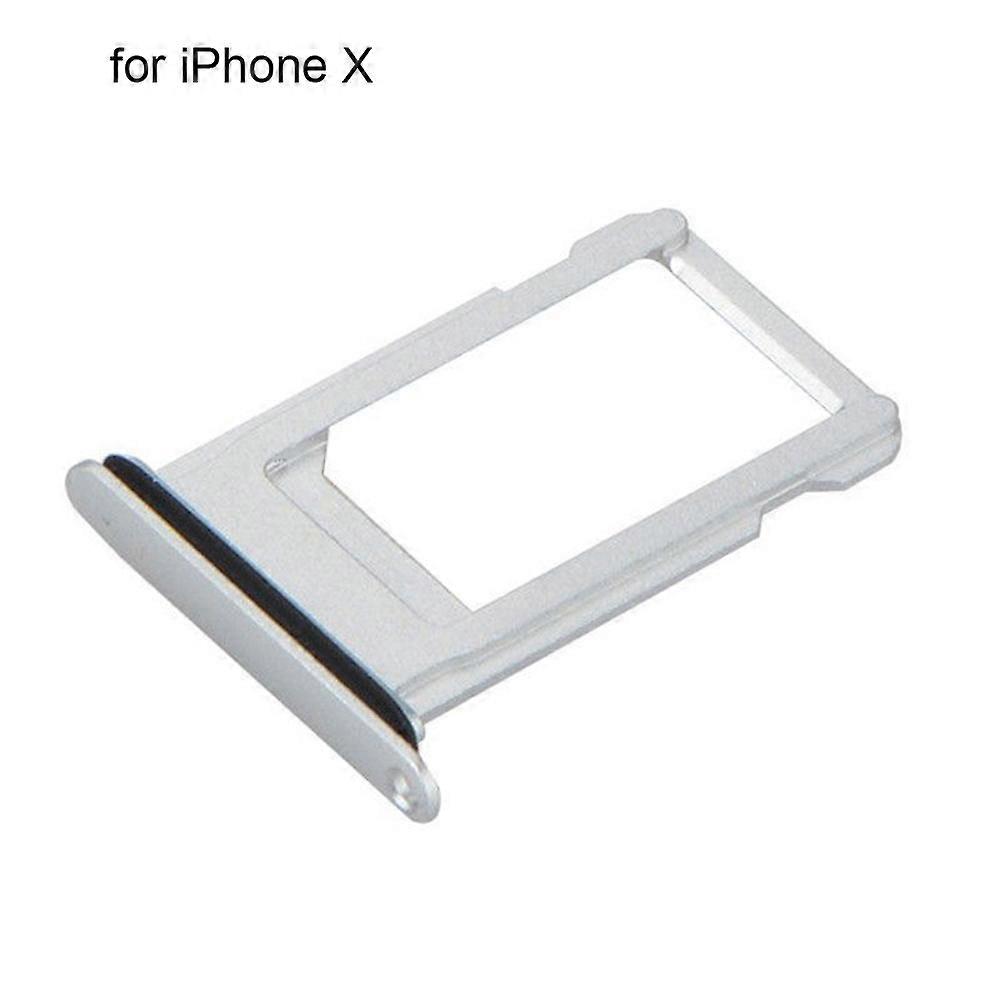 Yedek SIM Kart Tutucu Yuvası Tepsi Plakası Onarım Parçası Uyumlu iPhone 8 8Plus X