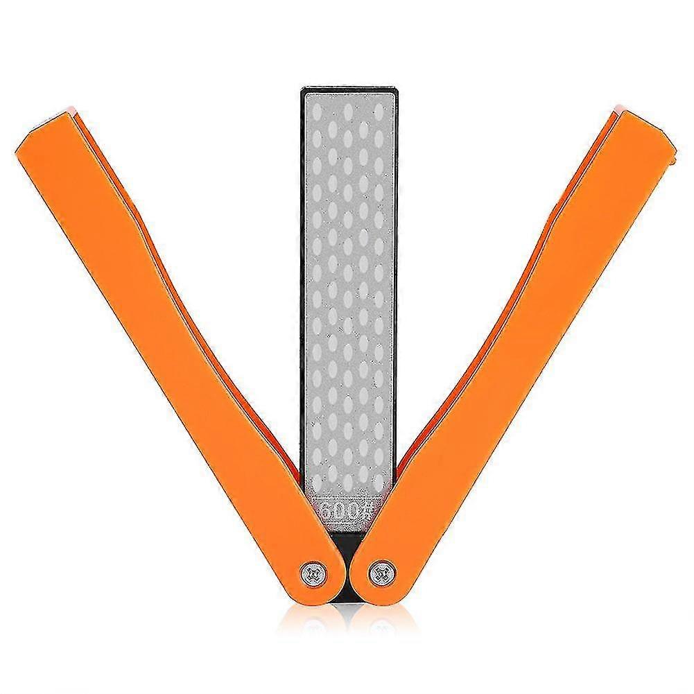 Knife Sharpener Stone Grit 600/400 Whetstone Knife Sharpening Stone Folding Double-sided Kitchen Knife Sharpener