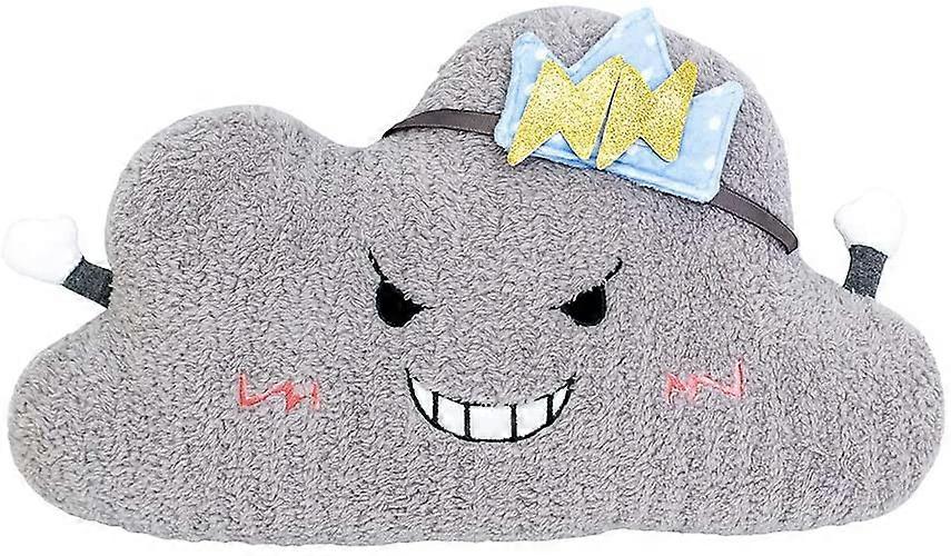 Plush Soft Cute Dark Cloud Lightning Pillow 16 Inch