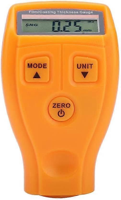 Tjockleksmätare, bärbar Mini LCD bilfärgtestare Beläggning tjockleksmätare Digital mätare