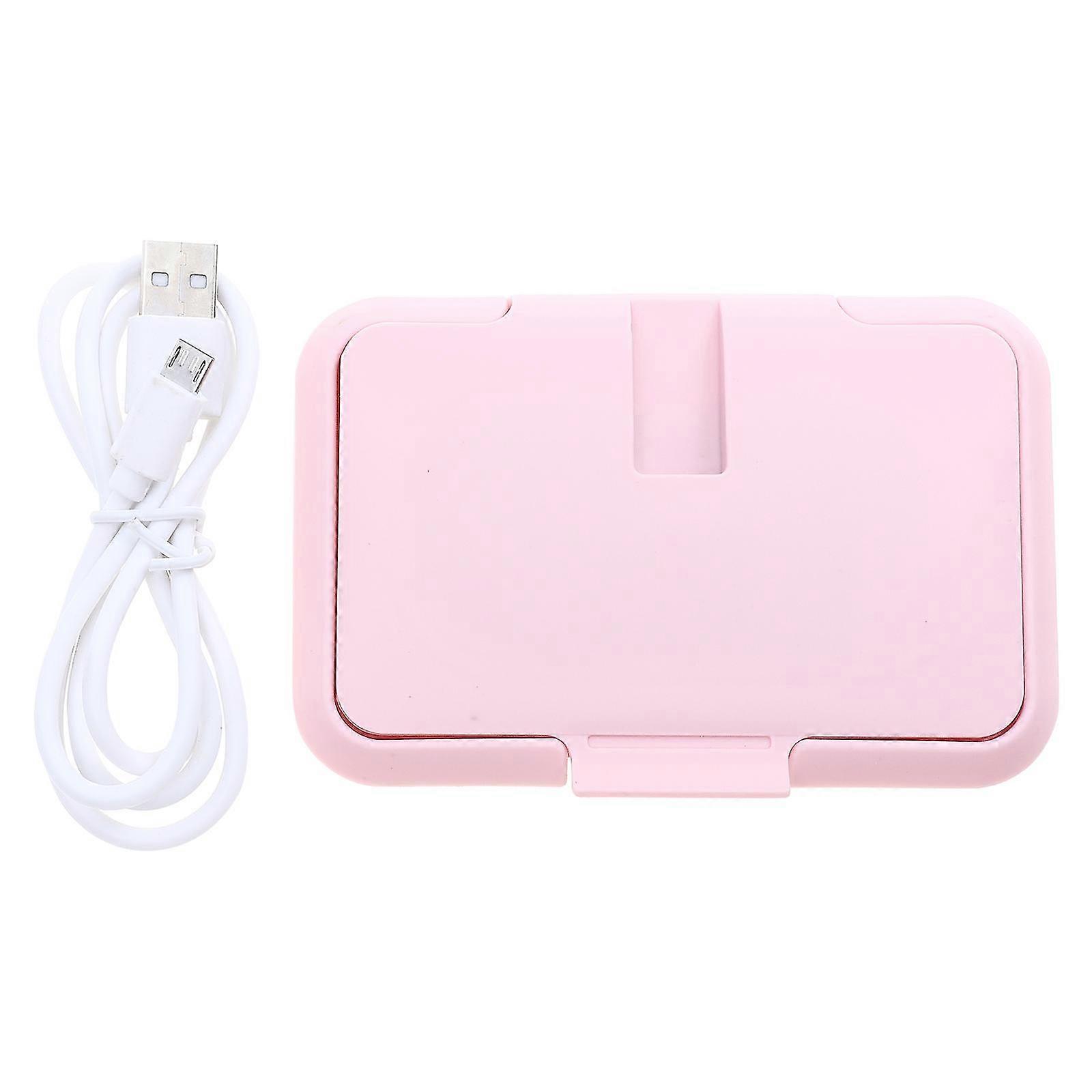 1pc Portable Baby Wipe Warmer Wet Tissue Heating Box Wet Tissue Warmer For Car
