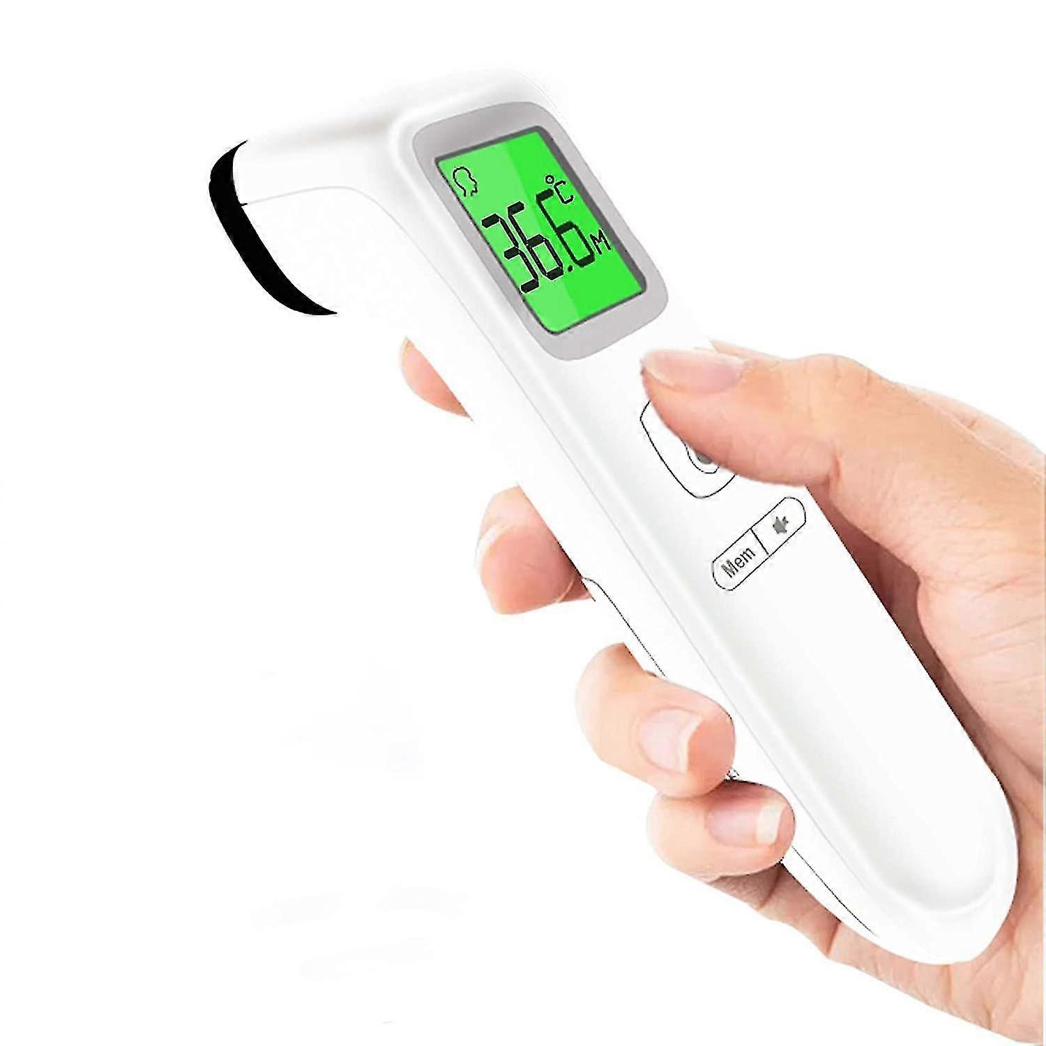 Thermometer, No Contact Infrared Forehead Thermometer, Professional Digital Thermometer With Lcd Screen, Fever Indication, Medical Thermometer For Bab