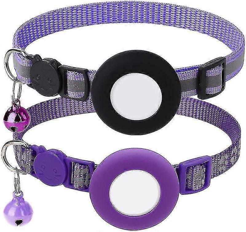 Cat Collar Tag Pet Collar With Collar Footprint 2 Piece Set