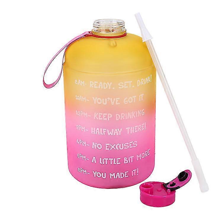Gradient Lar Bottle Straw Bottle