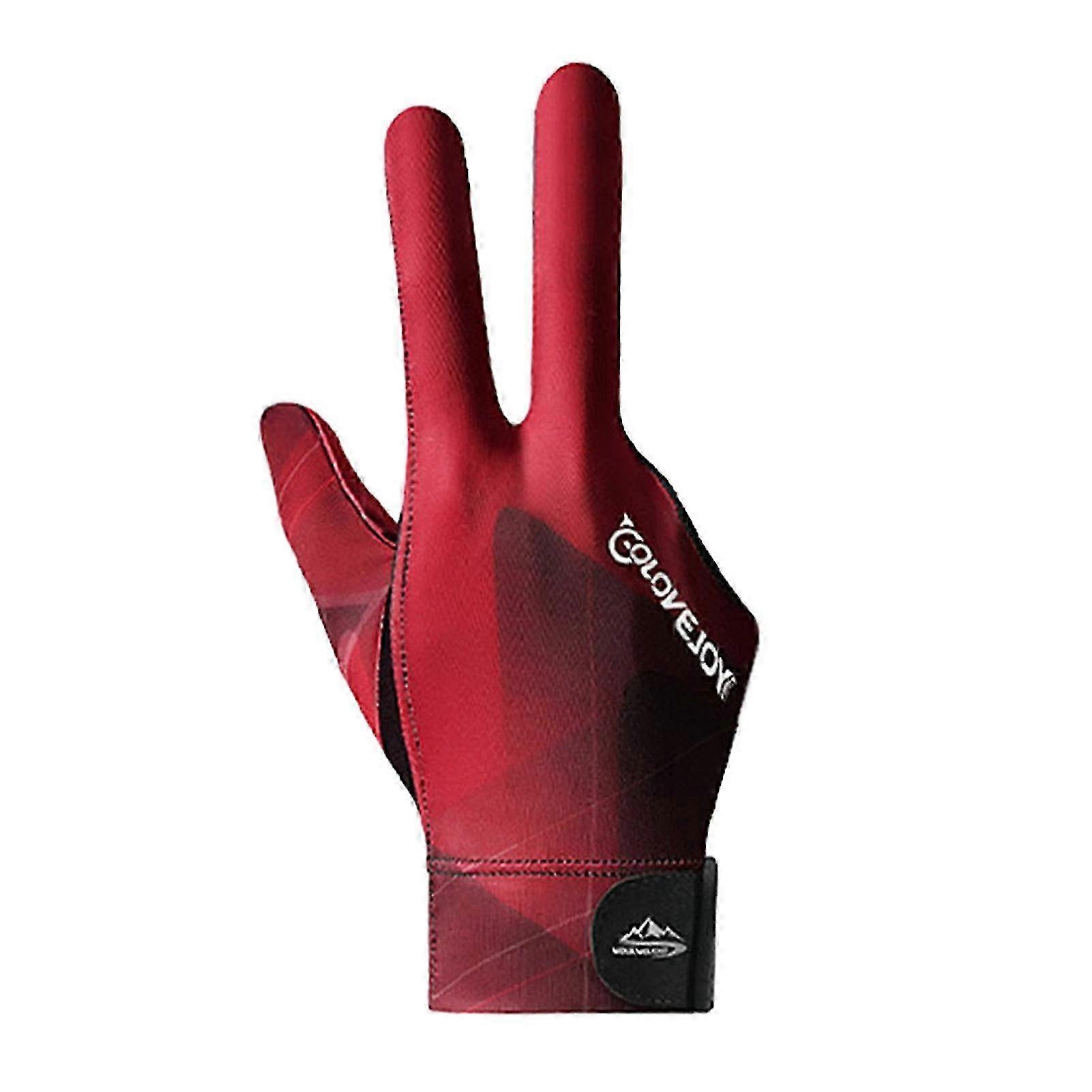 Breathable Billiards Gloves Enhanced Grip Left Right Hand Wear-resistant Anti-slip Stable Pole Billiards Gloves
