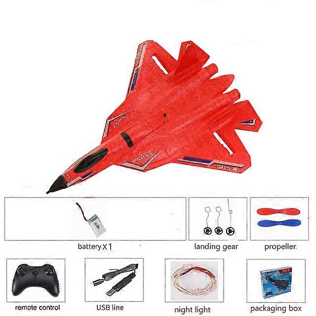 2025 New SU57 Rc Plane Radio Controlled Airplane With Light Fixed Wing Hand Throwing EPP Foam SU 57 RC Airplane Kids Toys Gifts