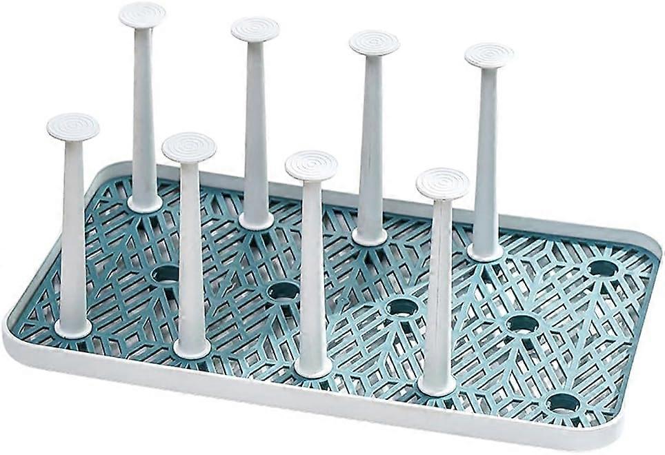 Cup Drying Rack, Bottle Drying Rack Stand Cup Drying Rack with Drain Tray Mug Tree Holder Bottle Drainer Stand for Kitchen (#2)