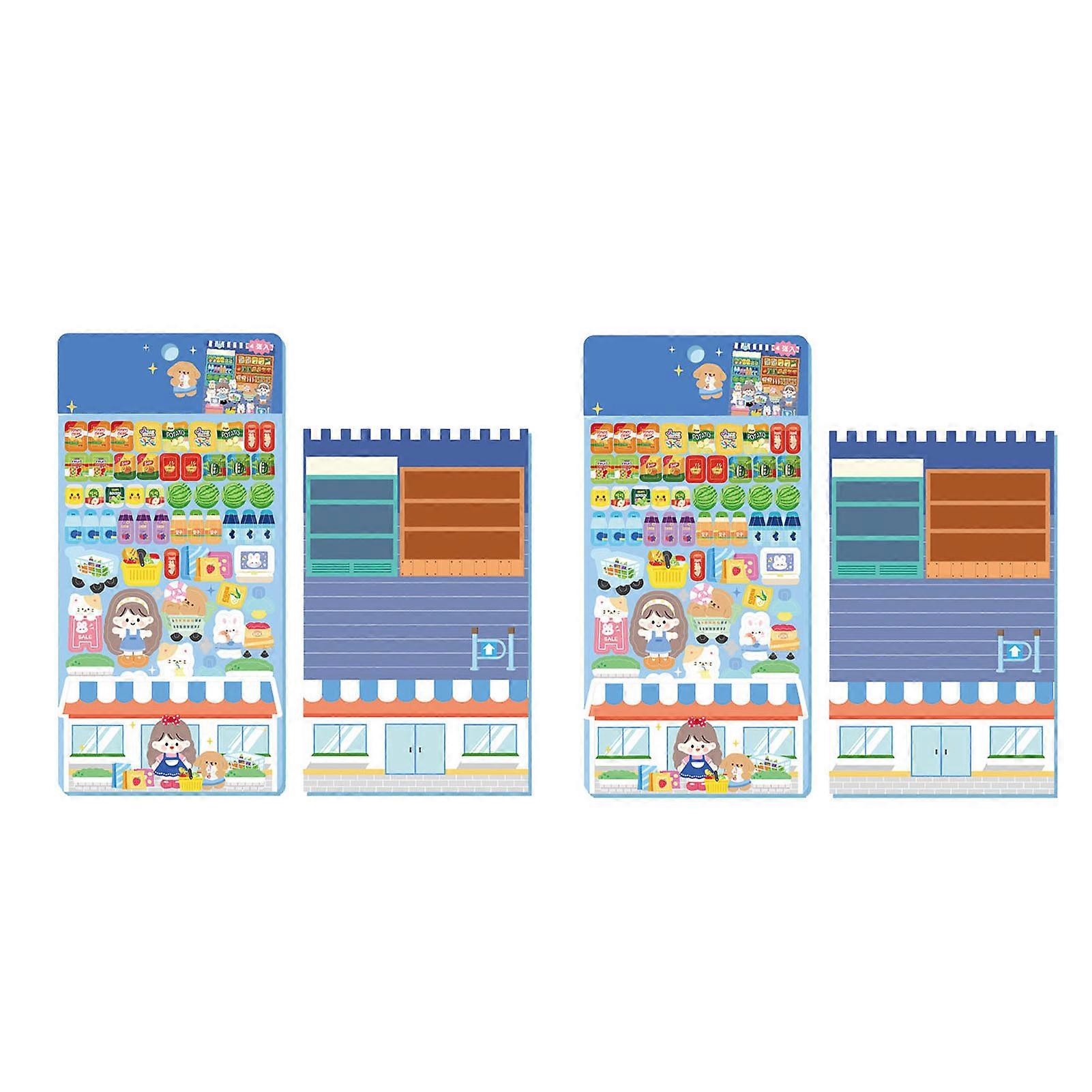 Plan with Precision: Scene Stickers - Exquisite DIY Planner Scrapbook Decoration