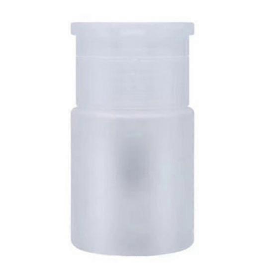 60ml Empty Pump Dispenser Clear Nail Polish Makeup Remover Bottle Container