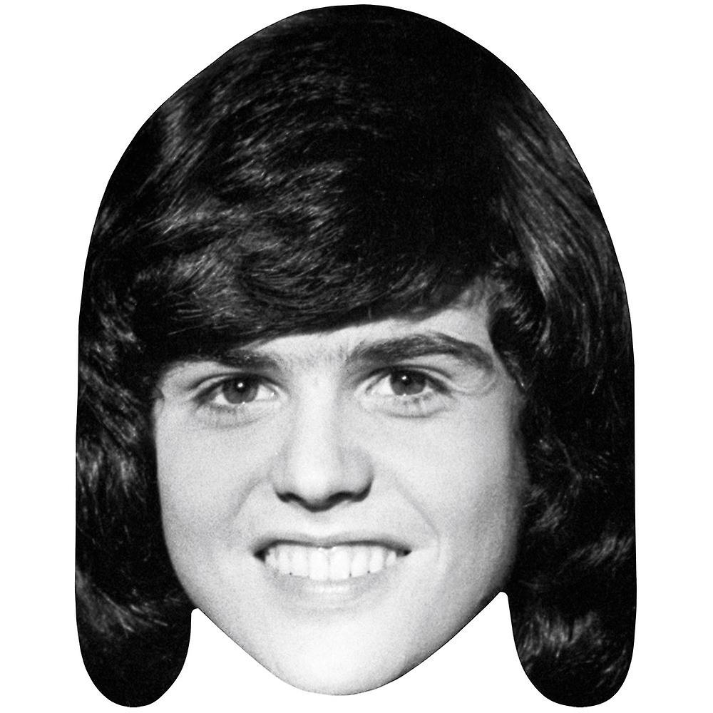 Donny Osmond (BW) Celebrity Mask, Flat Card Face