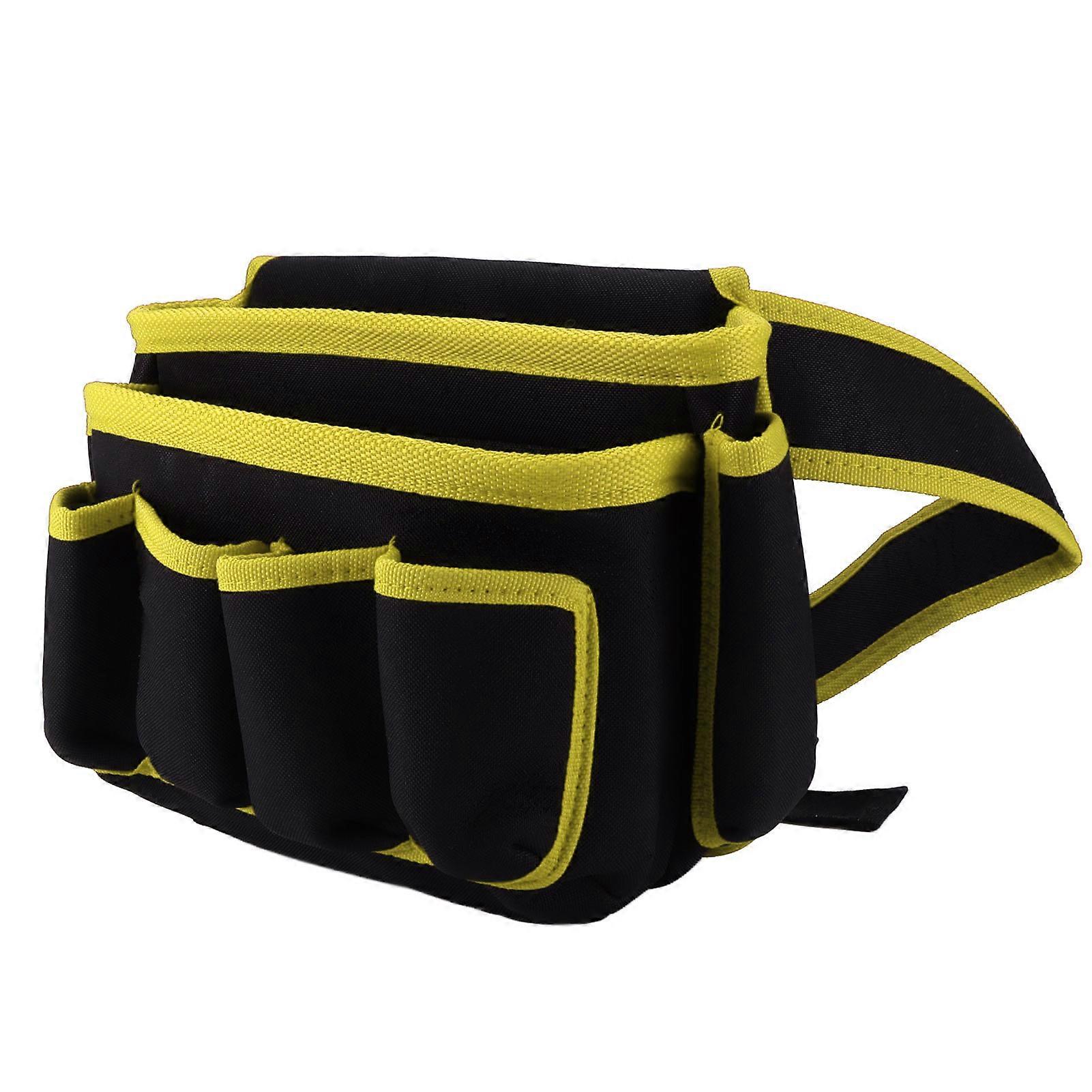 Multi Pockets Electrical Tool Bag Hanging Pack Multifunctional Adjustable Tool Belt Waist Pouch