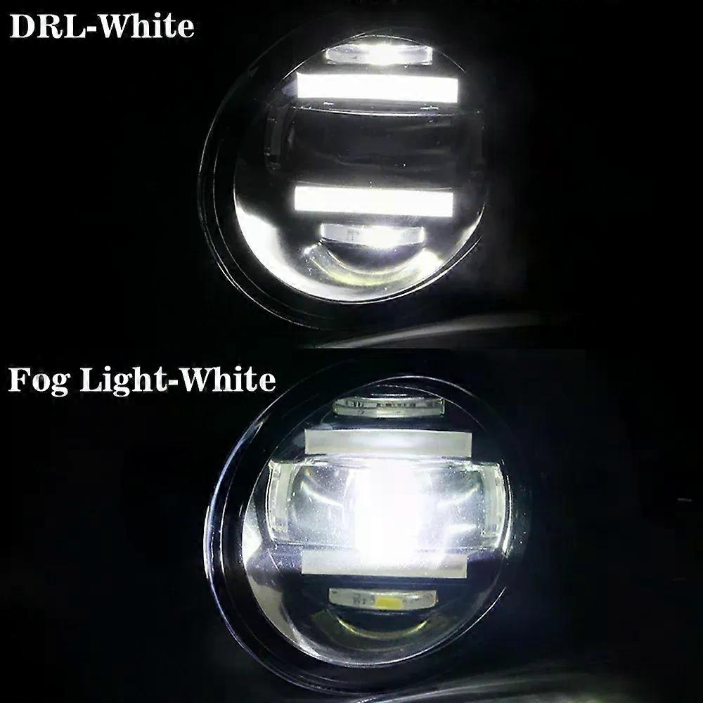 2IN1 Function Car Aluminum LED Lens Fog Light with Daytime Running Lamp DRL H11 36W For Nissan V-Drive Vdrive 2019 2020 2021